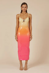 Benito Midi Dress - Tropical