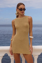 Ariya Mini Dress - Gold