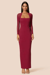 Nookie Amore Maxi Dress - Ruby