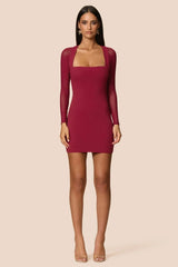 Nookie Amore Mini Dress - Ruby