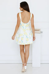 Rosy Horizon Mini Dress