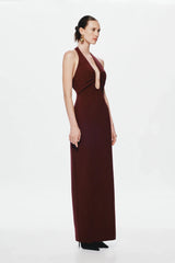 Misha Alusia Maxi Dress - Port