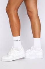 Good To Go Socks White