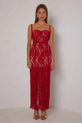 Alessandra Dress - Red