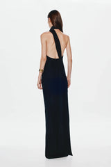 Misha Nicolette Jersey Maxi Dress - Black