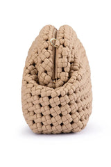 Everly Hand Woven Clutch - Natural
