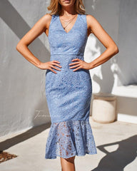 Bridget Dress - Powder Blue