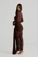 Celeste Skirt - Espresso Brown