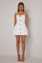 Serena Dress - White