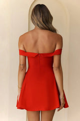 Waverly Off Shoulder Mini Dress