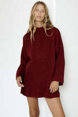 Bea Jumper - Burgundy Speckle